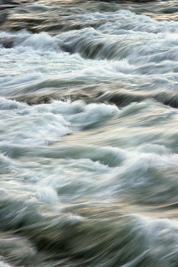 Fast flowing river Photograph by Scott Barrow