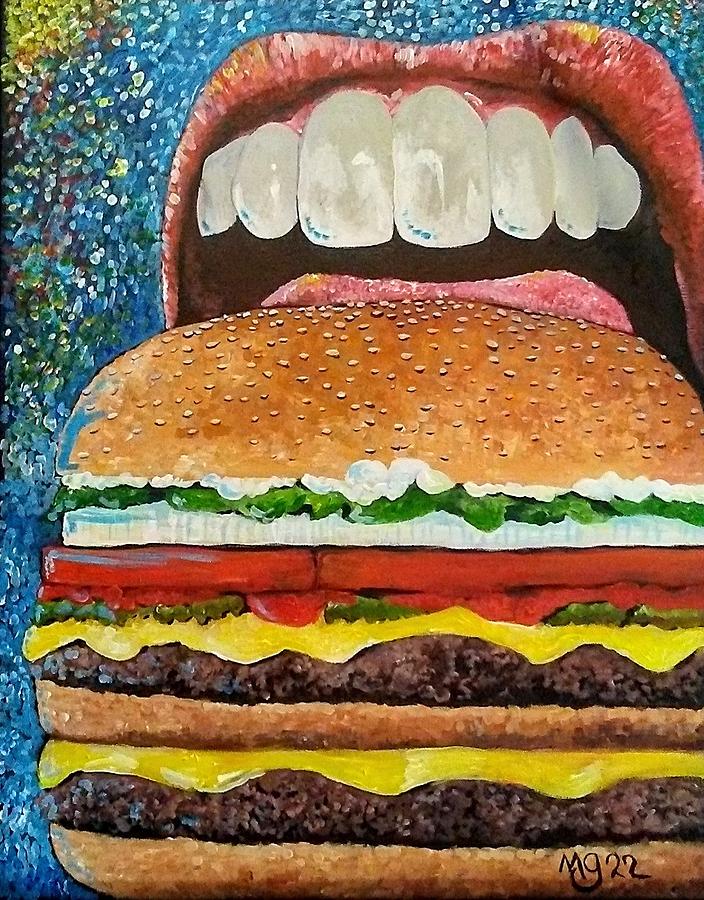 Fast Food Painting by Mindy Gibbs | Fine Art America