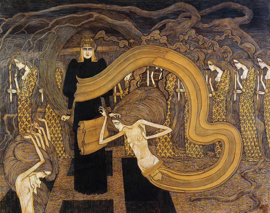 Magic Painting - Fatality, 1893 by Jan Toorop