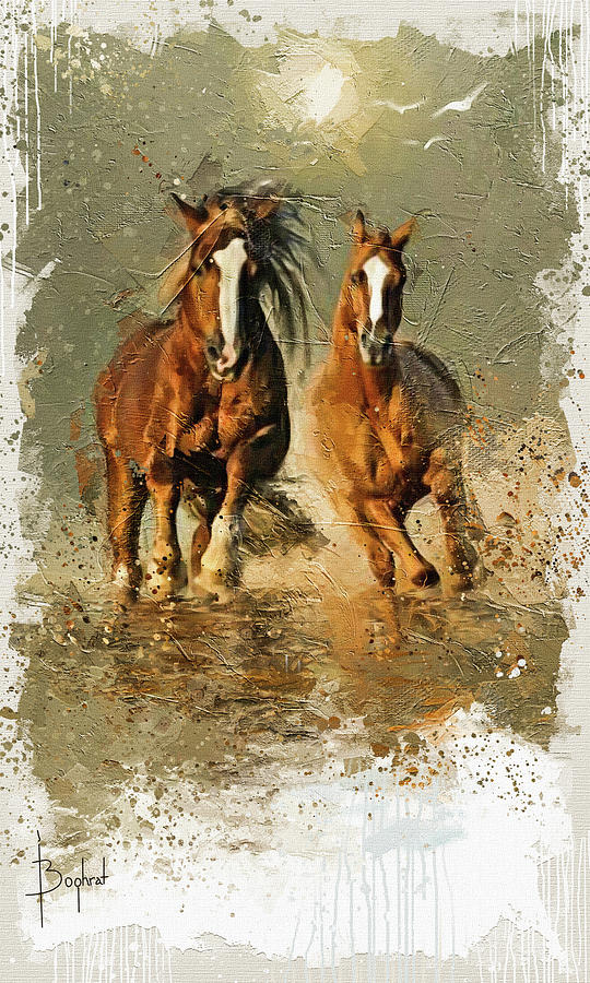 Father and Son Digital Art by Boghrat Sadeghan - Fine Art America