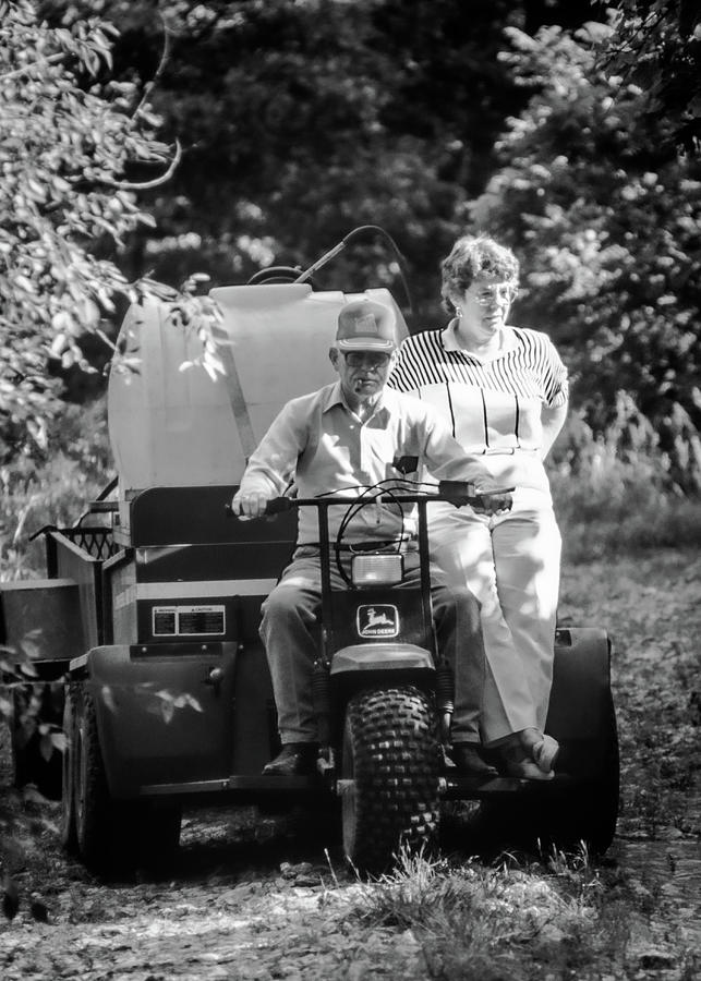 Father Daughter Farm Photograph by Jeff Phillippi