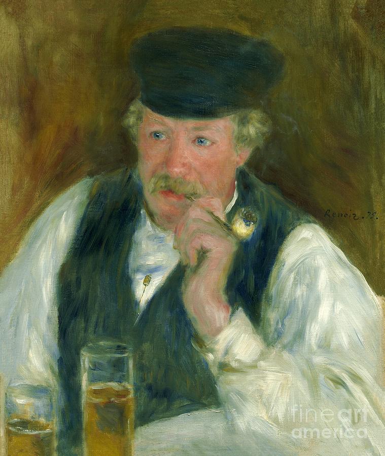 Father Fournaise Painting by Pierre-Auguste Renoir
