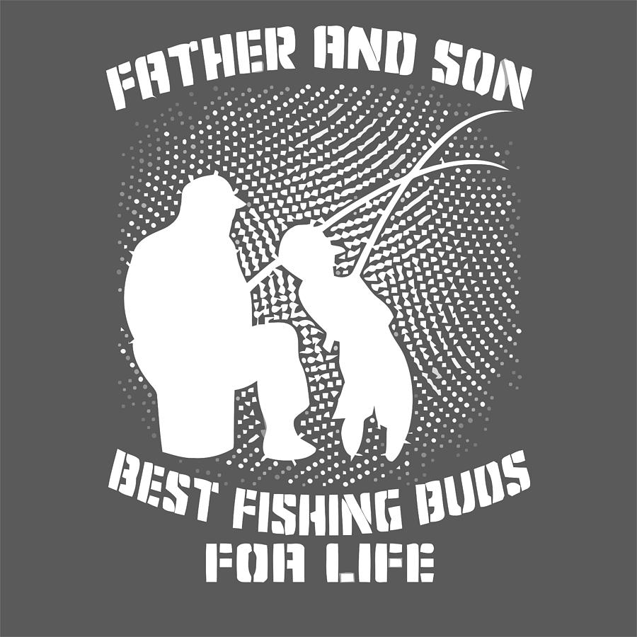 Father Son Fishing Buds Lifes Womens Cropped T Shirts Wall Art Prints ...