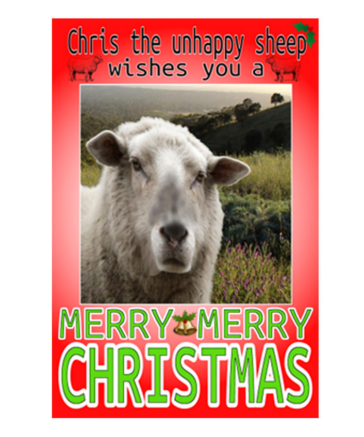 Father Ted Christmas Sheep Poster yellow Painting by Zoe Maria | Pixels