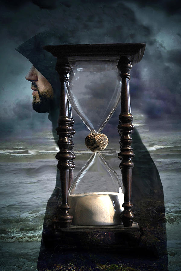 Father Time Digital Art by Lisa Yount