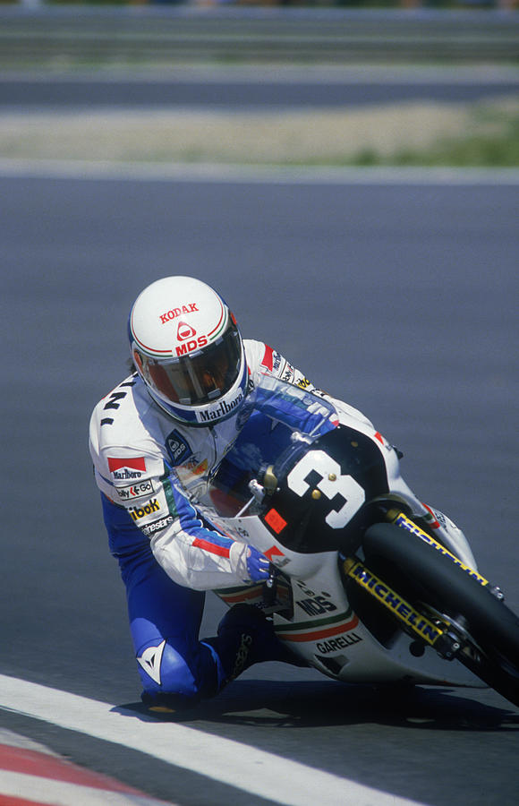 Fausto Gresini Photograph by Mike Powell