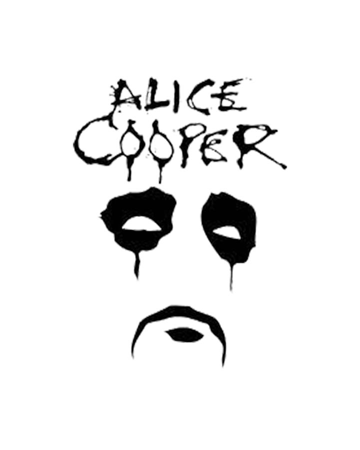 Favorite rock band logo alice cooper singer Digital Art by Priscilla Lopez