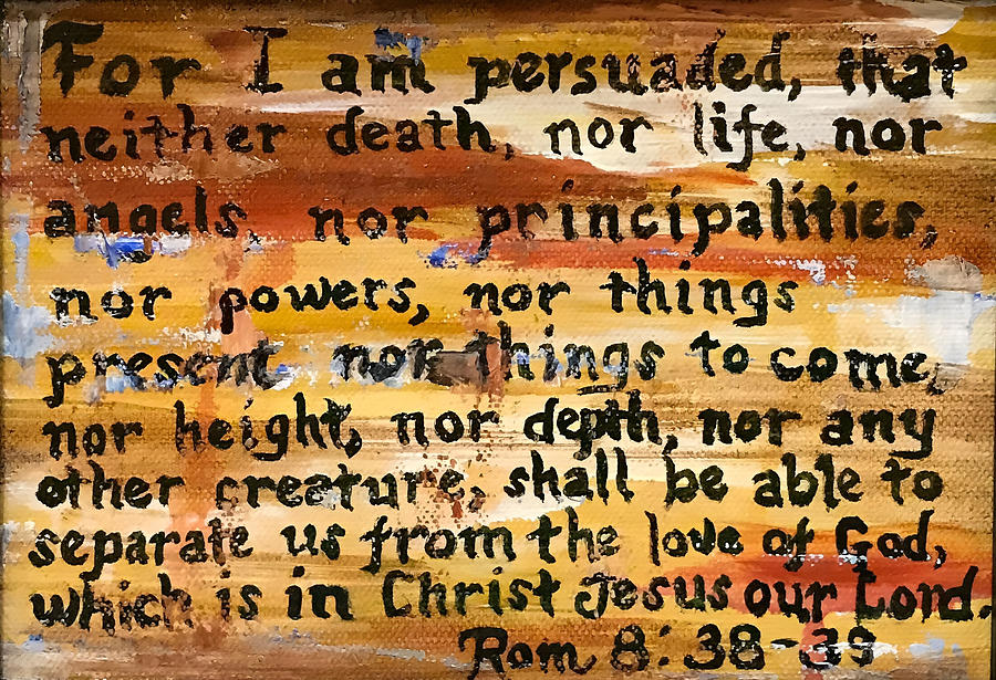 Favorite Verse Painting by Sherrell Rodgers