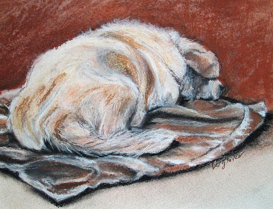 Animal Painting - Favourite Place by Victoria Glover