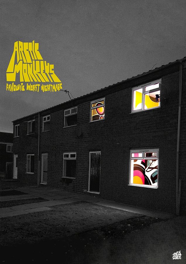 Favourite Worst Nightmare Album poster Poster Digital Art by Kailani Smith