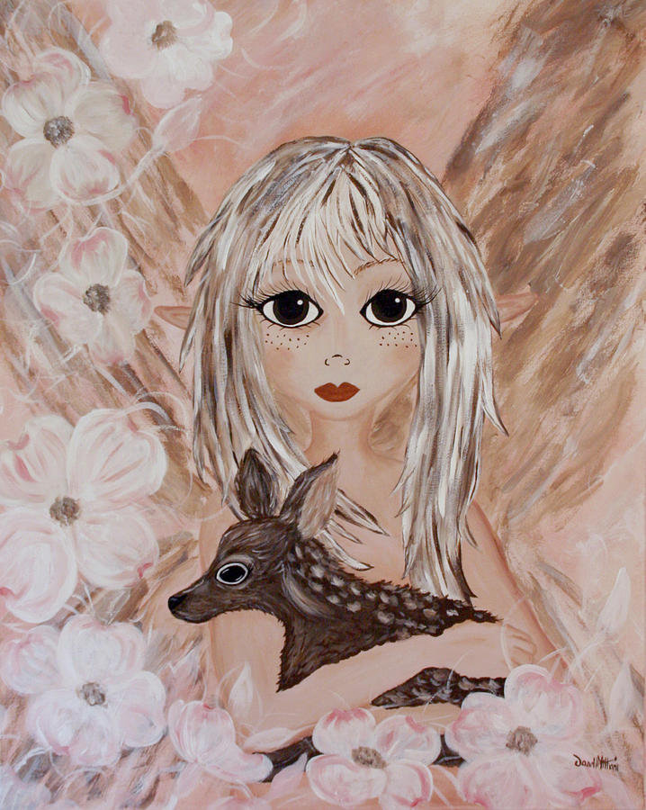 Fawn Painting by Janell Mithani - Fine Art America