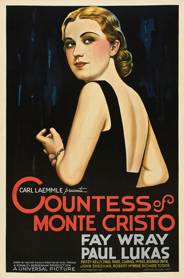 FAY WRAY in THE COUNTESS OF MONTE CRISTO -1934-, directed by KARL FREUND. Photograph by Album