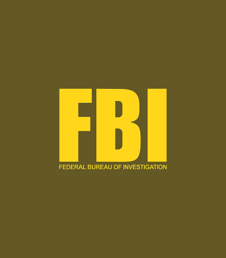 FBI Shirt Federal Bureau of Investigation Logo Classic Digital Art by ...