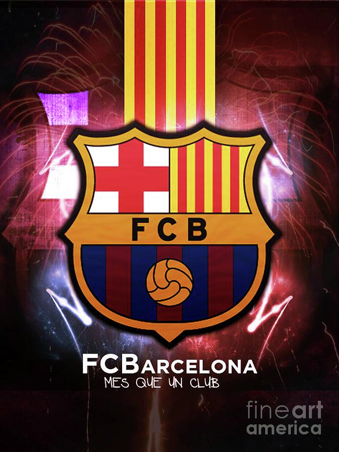 FC Barcelona Digital Art by Anos Voldogord