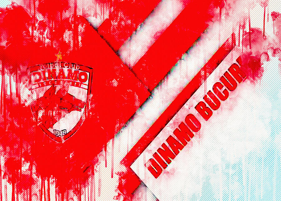 Fc Dinamo Bucuresti Logo Material Design Romanian Football Club