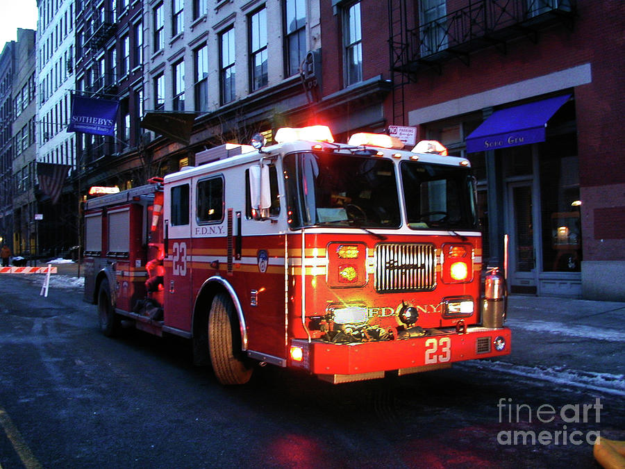 FDNY Engine 23 Photograph by Steven Spak - Pixels