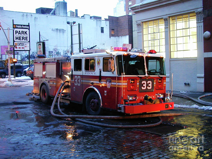 FDNY Engine 33 Photograph by Steven Spak - Fine Art America