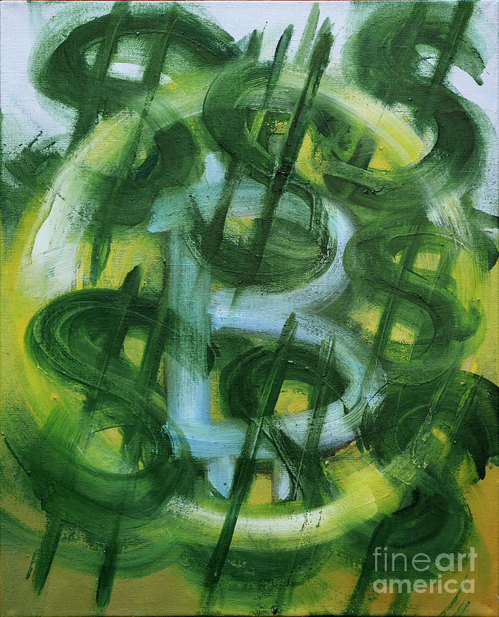 Fear Of Greed Painting By Ritchard Rodriguez - Pixels