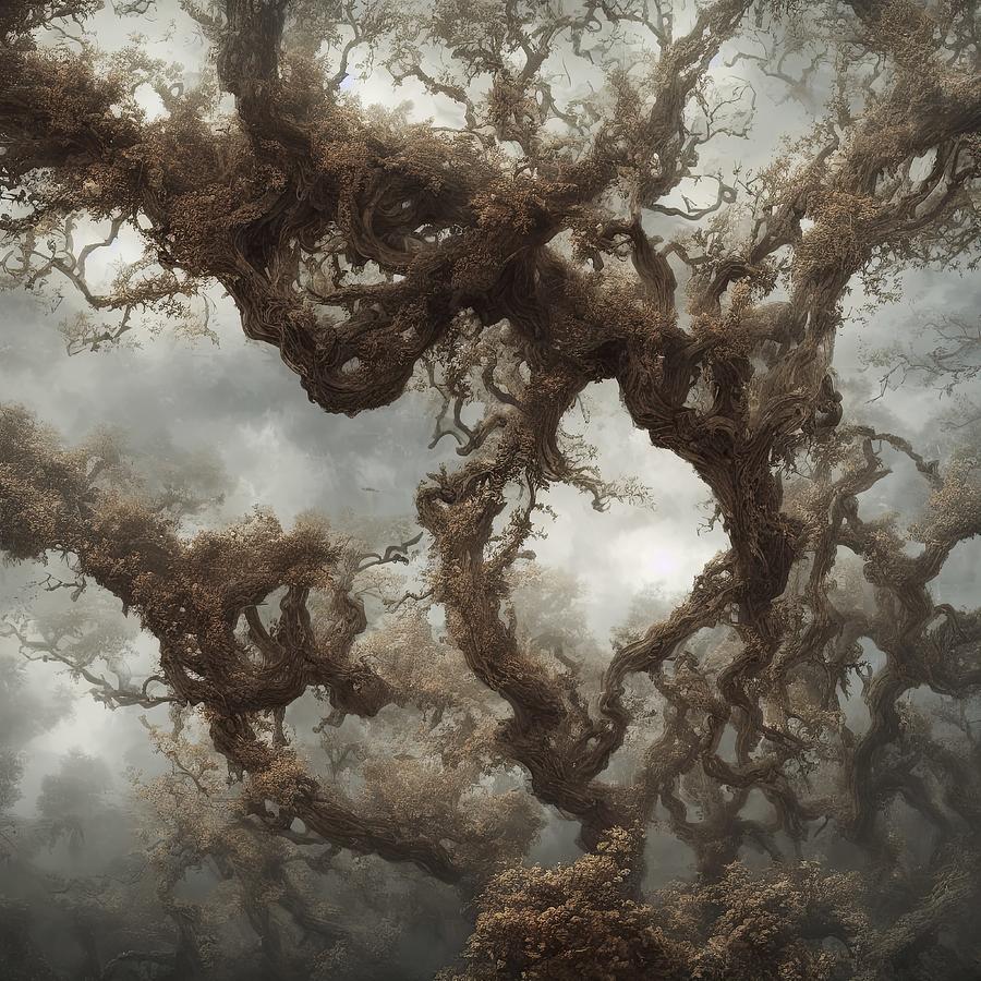 Fearful Mist Digital Art by Sterling and Thorn Fearful Mist Digital Art by Sterling and Thorn