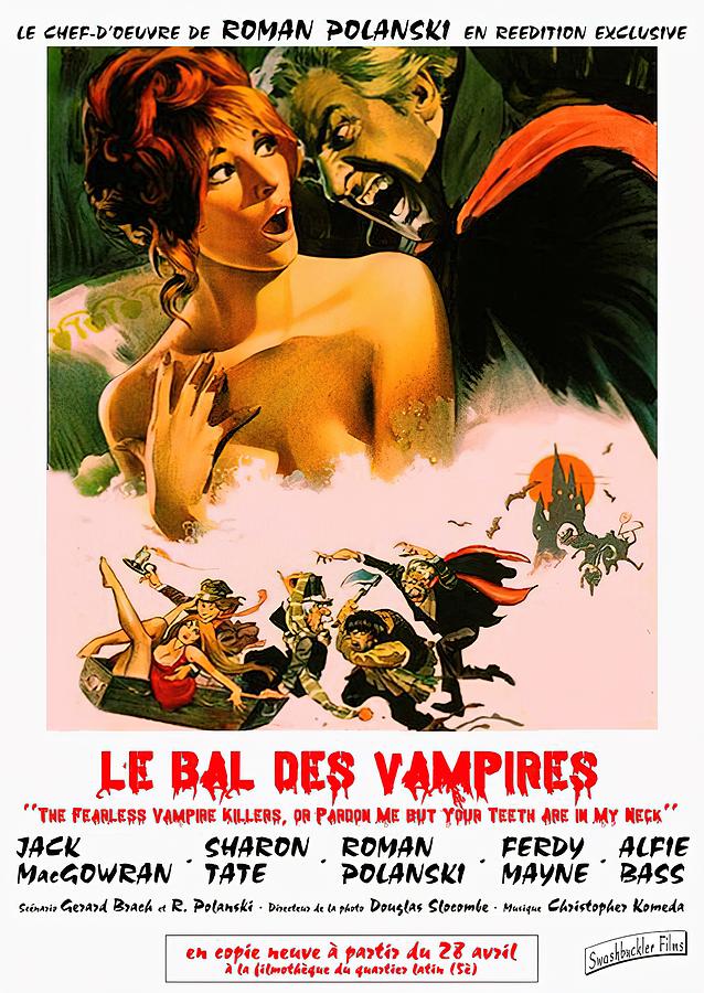 Fearless Vampire Killers, 1967 - art by Frank Frazetta Mixed Media by Movie World Posters