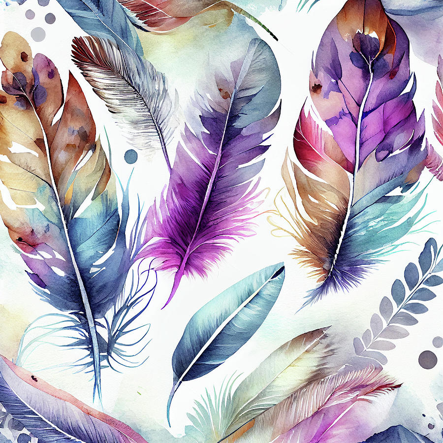 Feather Digital Art by Frida Miller - Fine Art America