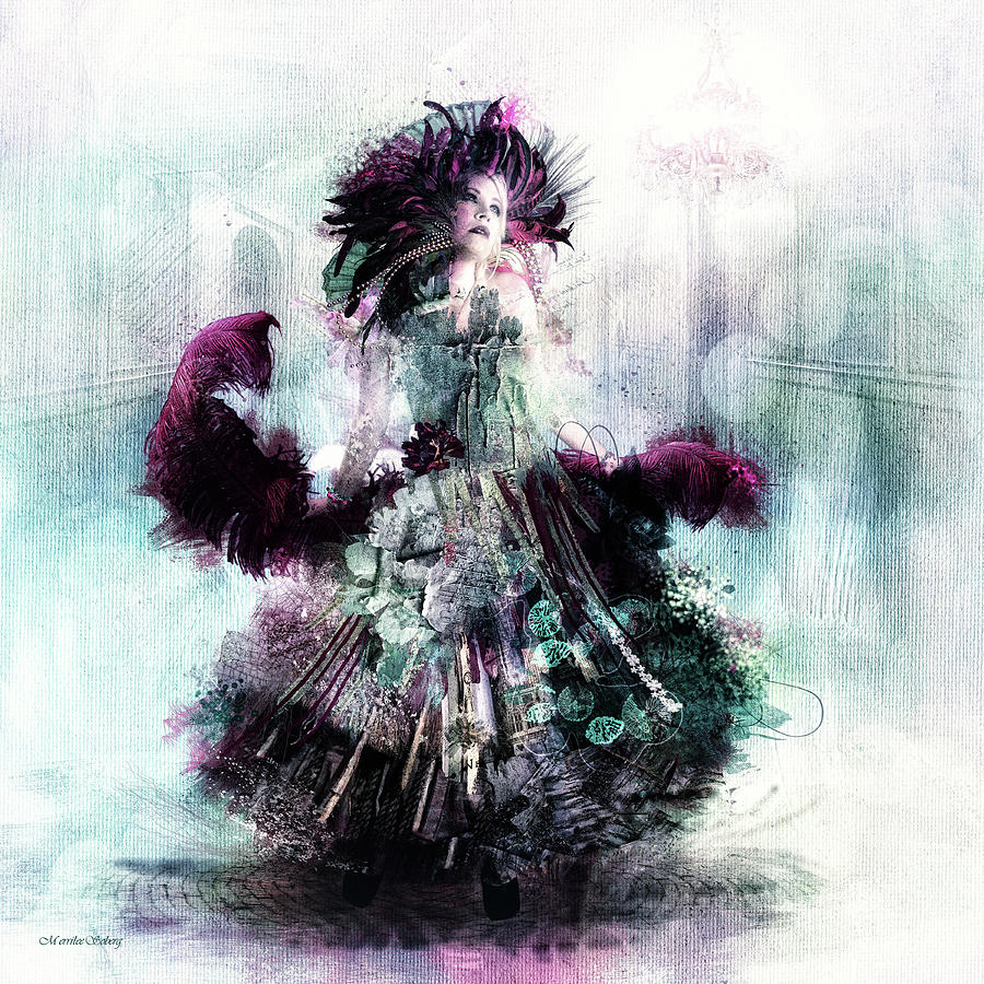 Feather Dancer Digital Art by Merrilee Soberg
