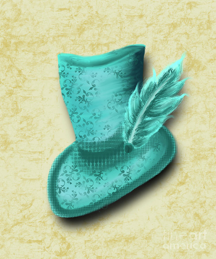 Feather in My Hat Digital Art by Iris Richardson