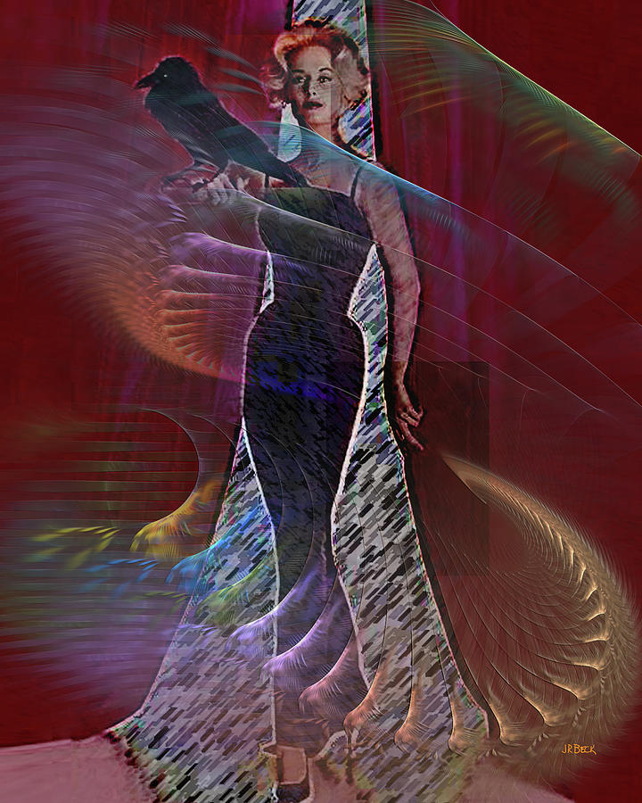 Bird Digital Art - Feathered Friend by Studio B Prints Bird Digital Art - Feathered Friend by Studio B Prints