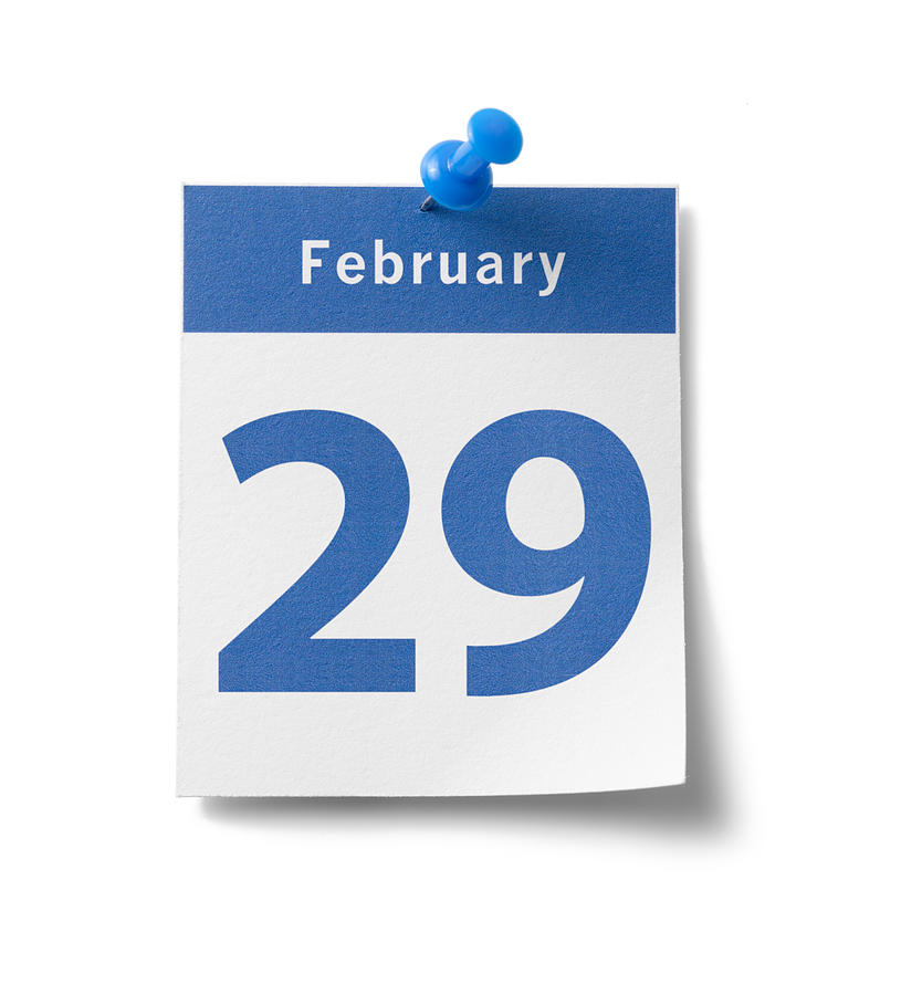 February 29th Calendar Photograph by Taphouse_Studios