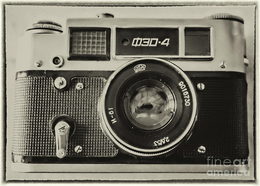 Camera Photograph - Fed4 Vintage Russion Camera by Richard Jemmett Camera Photograph - Fed4 Vintage Russion Camera by Richard Jemmett