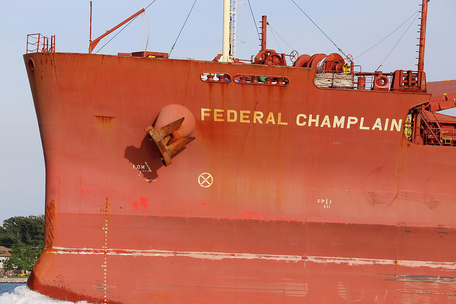 Federal Champlain Closeup w Anchor 081323 Photograph by Mary Bedy