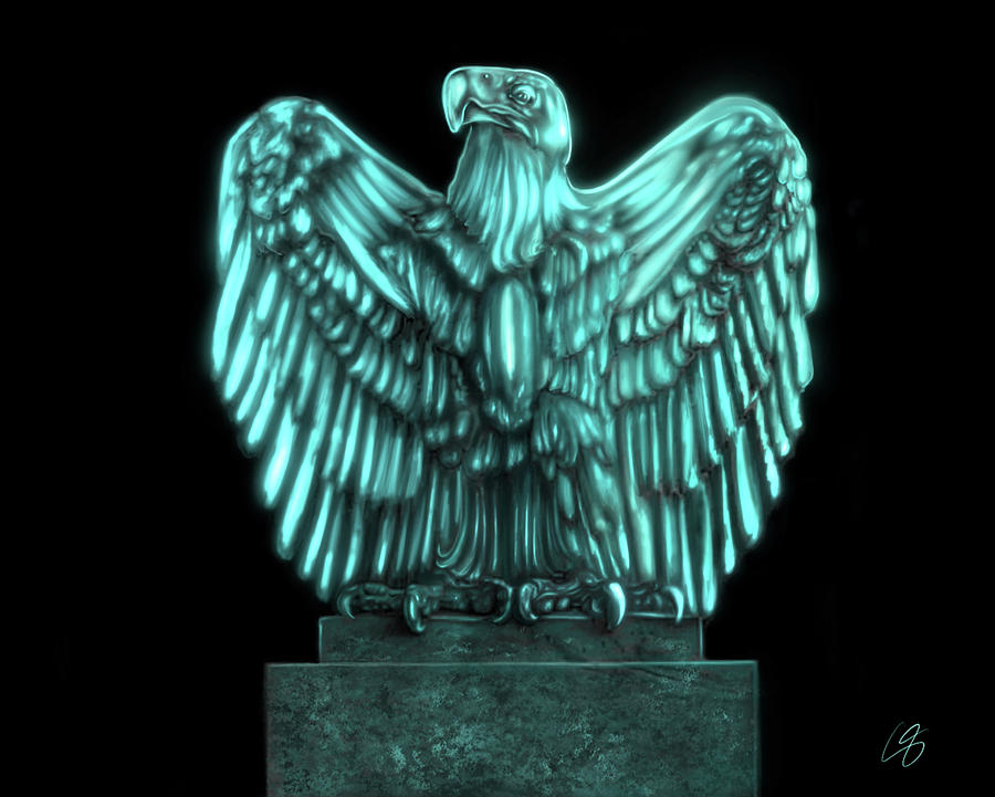 Federal Reserve Eagle Digital Art by Wunderle