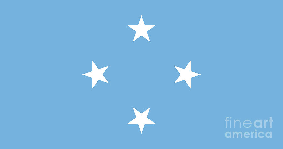 Federated States of Micronesia Flag Digital Art by Sterling Gold
