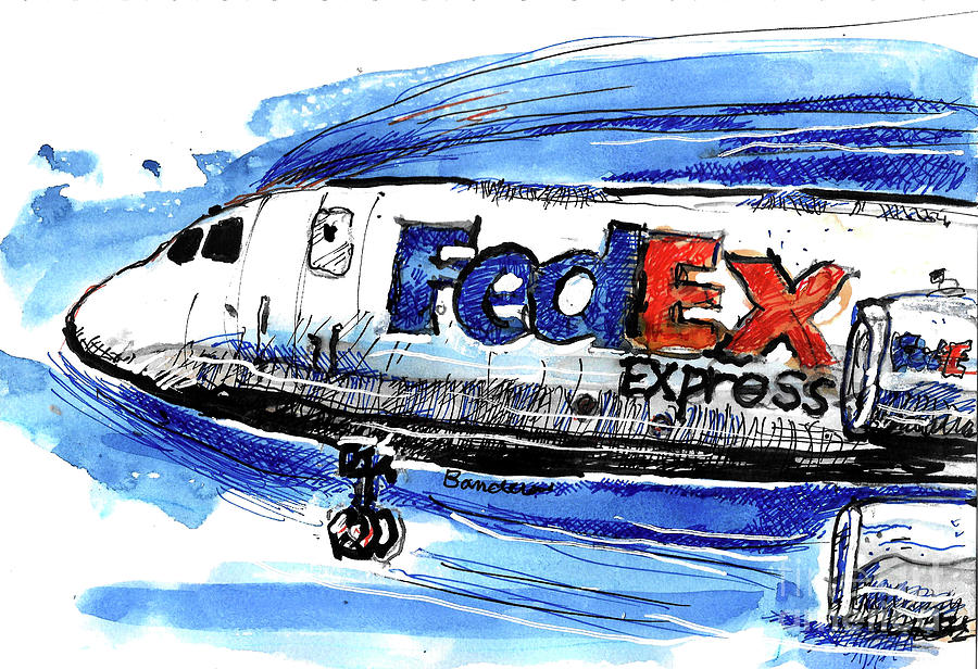 FedEx Delivers Painting by Terry Banderas