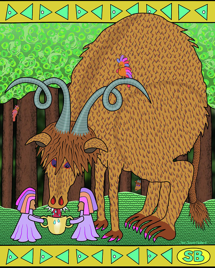 Feeding the Beast Digital Art by Susan Bird Artwork