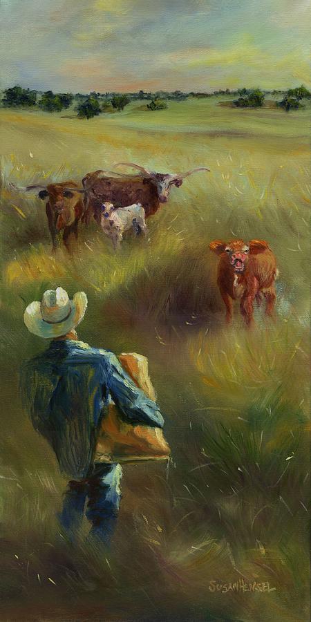 Feeding Time Left Side Painting by Susan Hensel