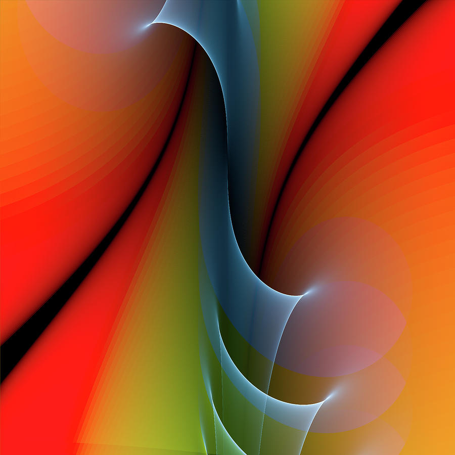 Feel the connection - fractal Digital Art by Murray Rudd