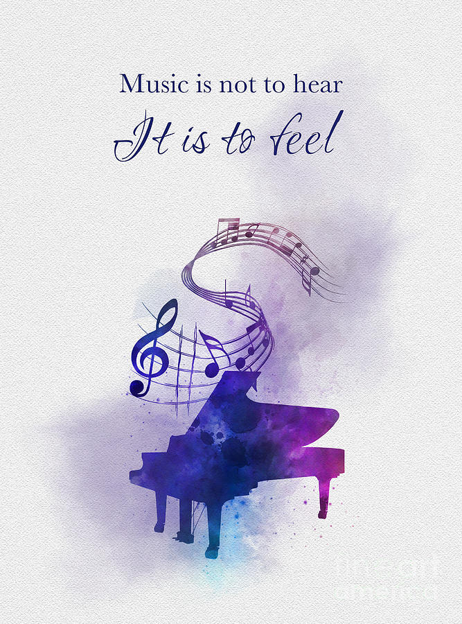 Music Mixed Media - Feel the Music by My Inspiration