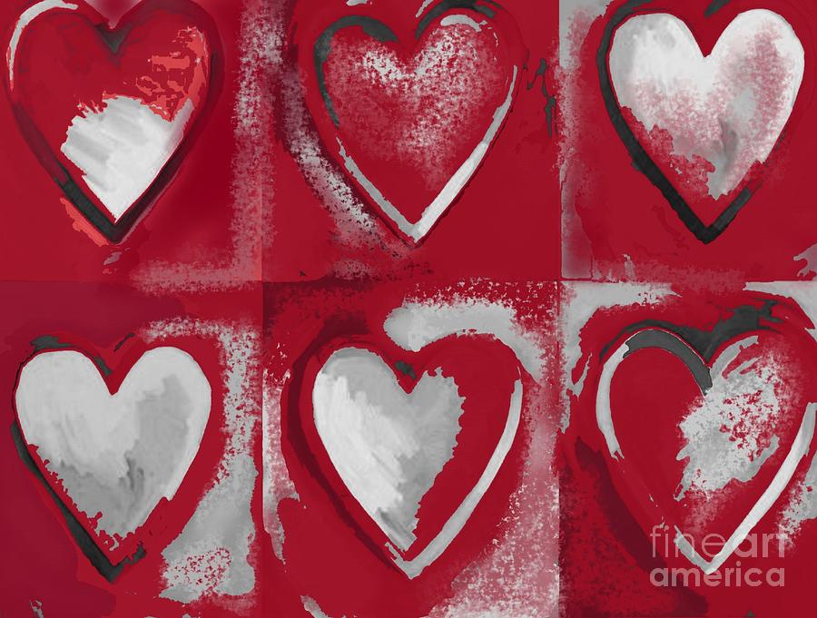 Feeling of the Heart Mixed Media by Vesna Antic