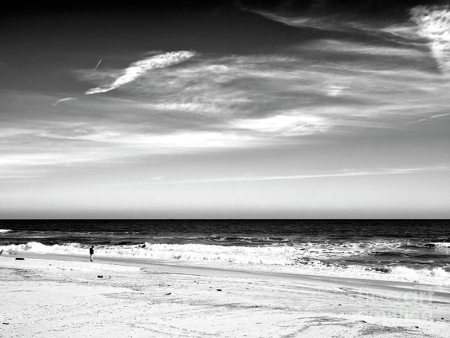 Feeling Small at Seaside Heights in New Jersey Photograph by John Rizzuto