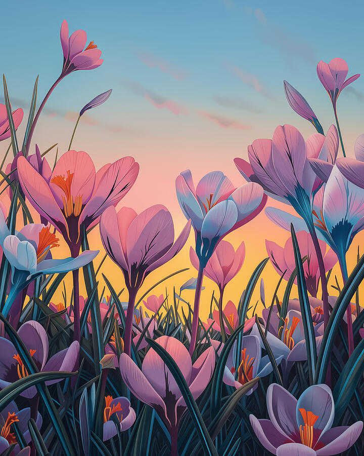 Flower Digital Art - Feels Like Spring Has Arrived by Jeff Stanford