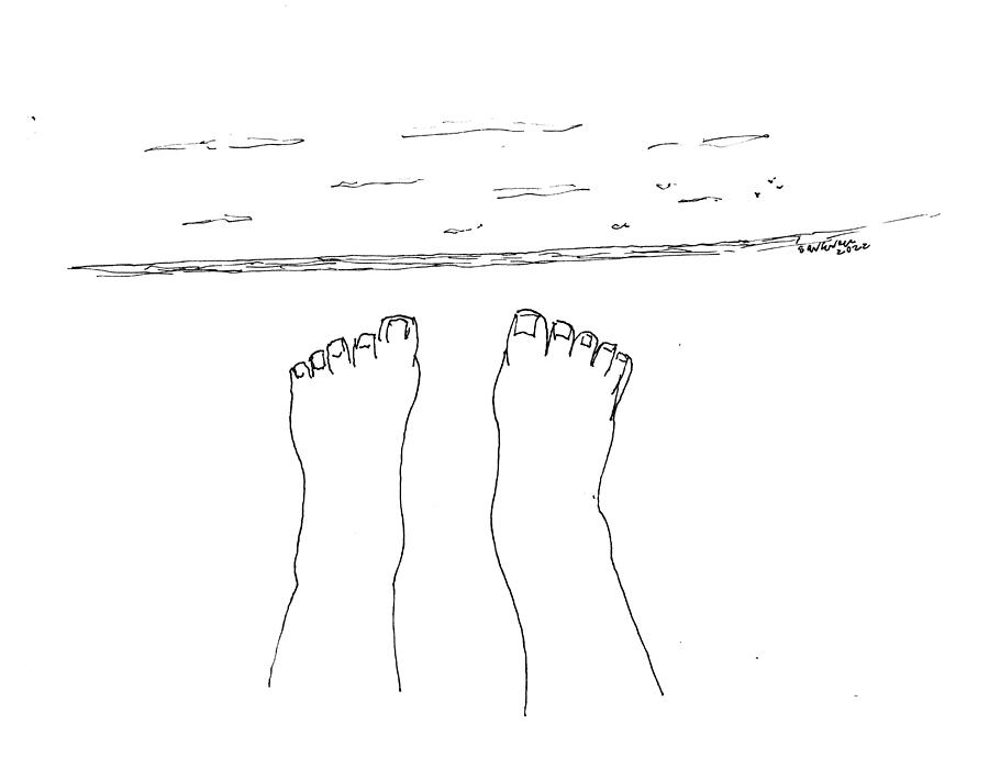 Feet at the Beach by Joe Savarese