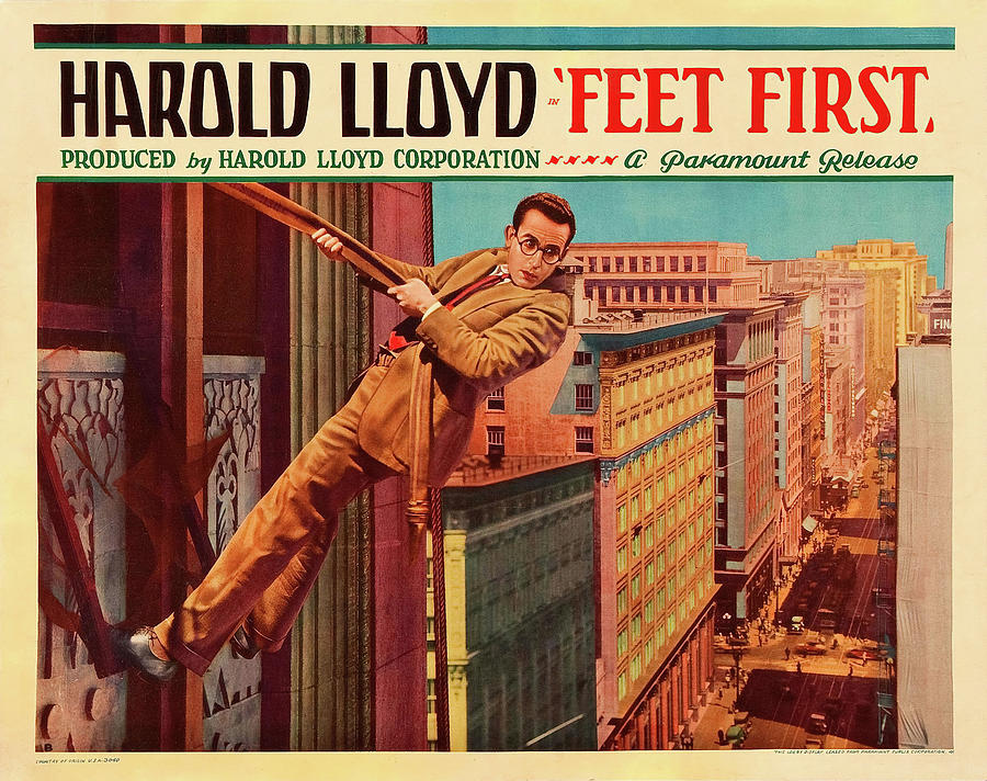 FEET FIRST -1930-, directed by CLYDE BRUCKMAN. Photograph by Album