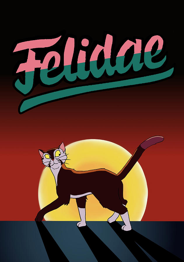 Felidae Poster Poster travel Painting by Ben Daniel - Fine Art America