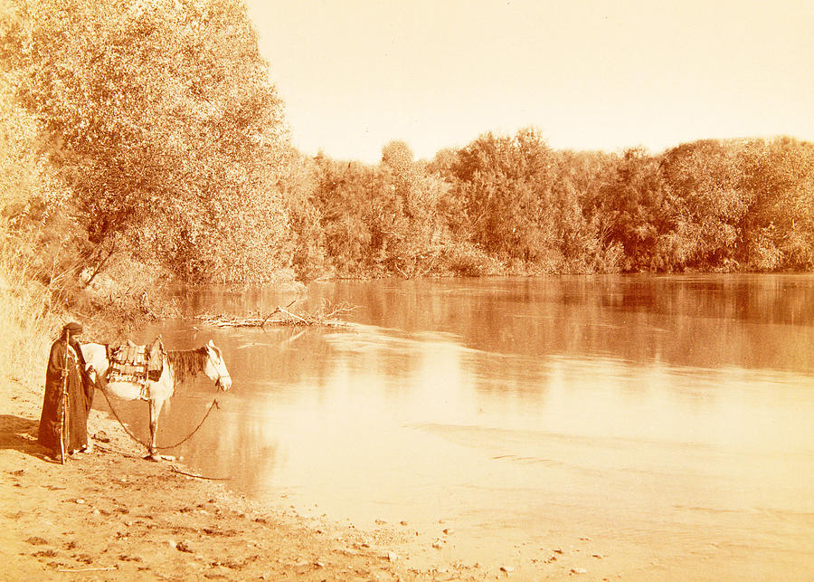 Felix Bonfils Jordan River Photograph by Munir Alawi