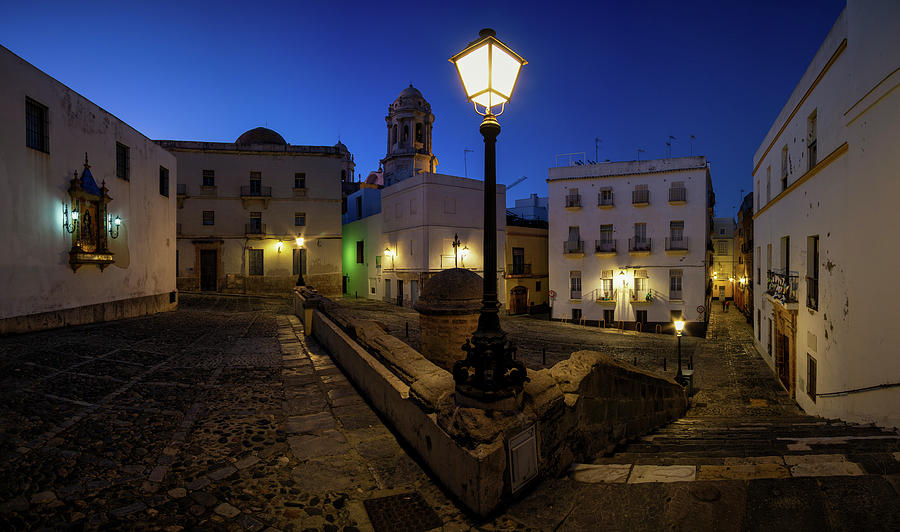 Felix Friar Square Old Cathedral Cadiz Andalusia Photograph by Pablo Avanzini