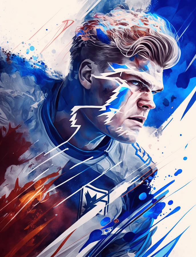 Felix Potvin Digital Art by Thuy Dinh Thi - Pixels