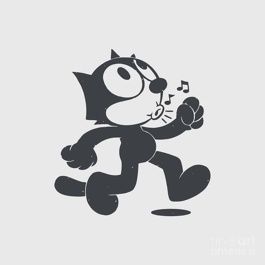 Felix The Cat Drawing by Jaka Januar - Fine Art America