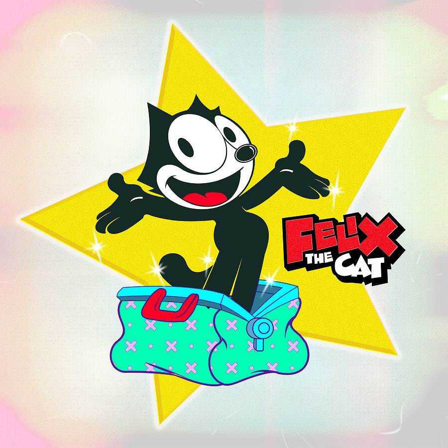 Felix The Cat Digital Art by Pop Art World