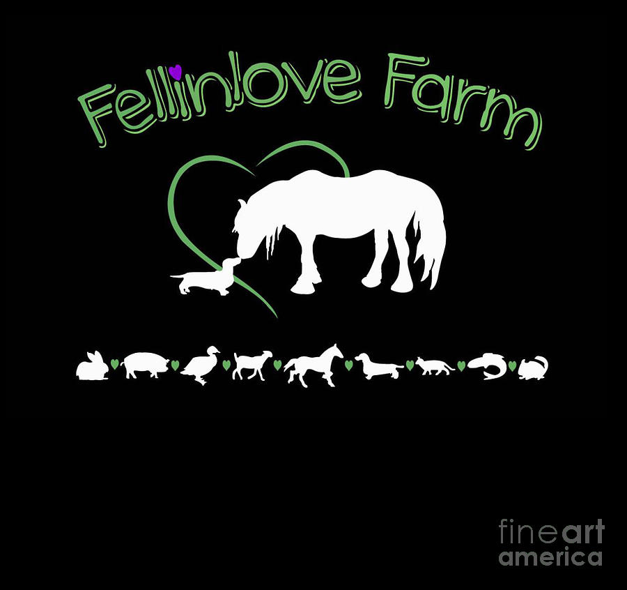 Fellinlove Farm Logo  Photograph by Lori Ann Thwing